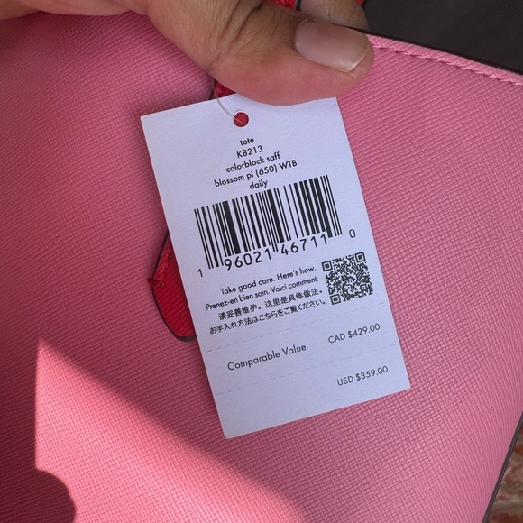 Kate spade New York daily color block blossom tote bag - Picture 2 of 8